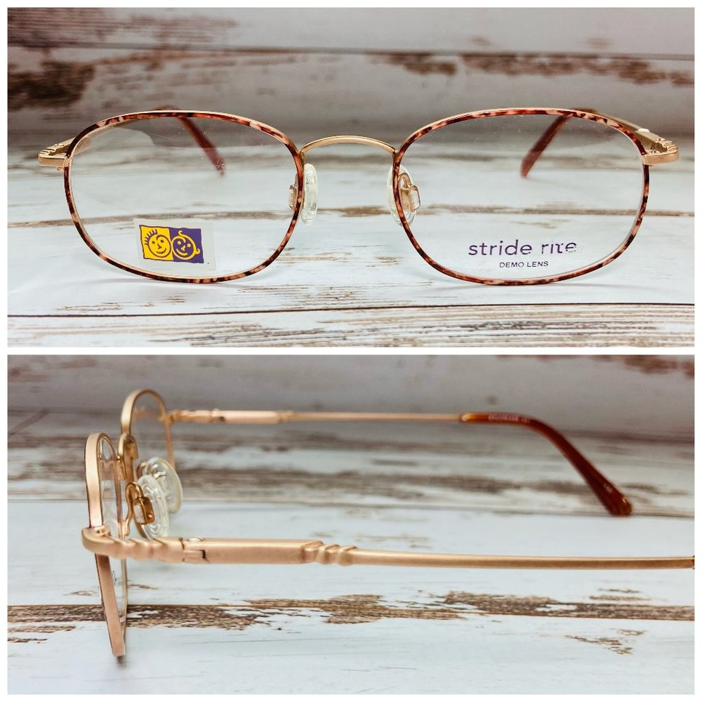Stride Rite Kids Golden Oval Eyeglasses Glasses Frames NWOT